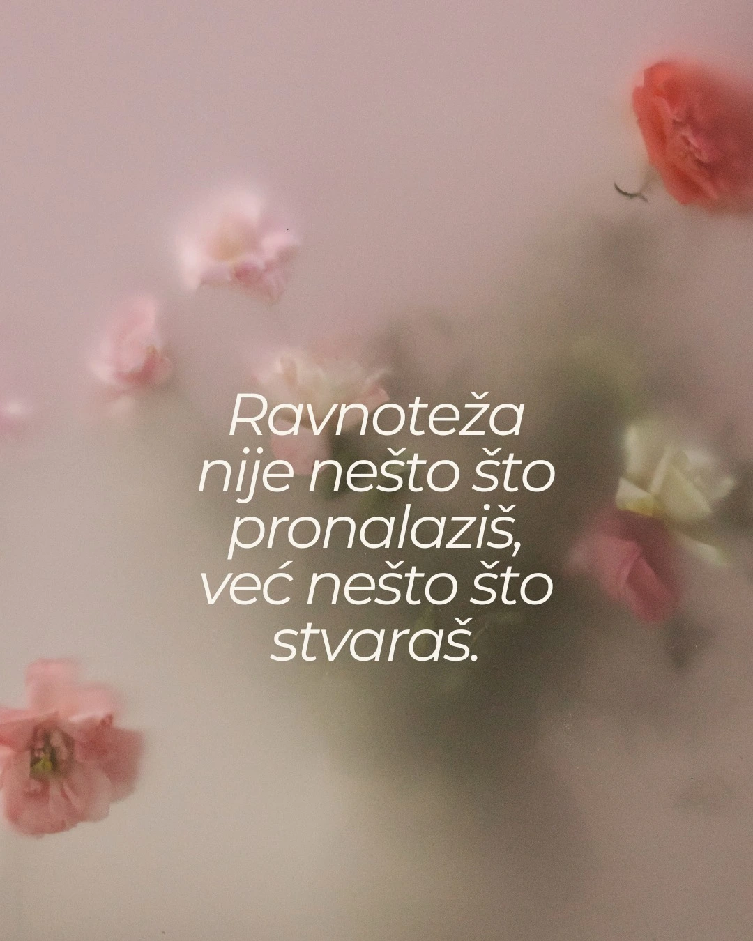 Isto važi i za ljubav – prema drugima, ali pre svega prema sebi. 💖

Dan zaljubljenih često nas podseća na romantičnu ljubav, ali šta je sa ljubavlju prema sebi? Balans nije nešto što jednom pronađeš i zadržiš zauvek – nekad si posvećena poslu, nekad drugima, a nekad sebi. I sve to je u redu.

Zato ovog Valentinova podseti sebe da si dovoljna baš takva kakva jesi. Uživaj u trenucima, neguj se i voli se – jer od te ljubavi sve drugo počinje. ✨

#LjubavPremaSebi #BalansLjubavi #ValentinovoBezPritiska #SveJeOk